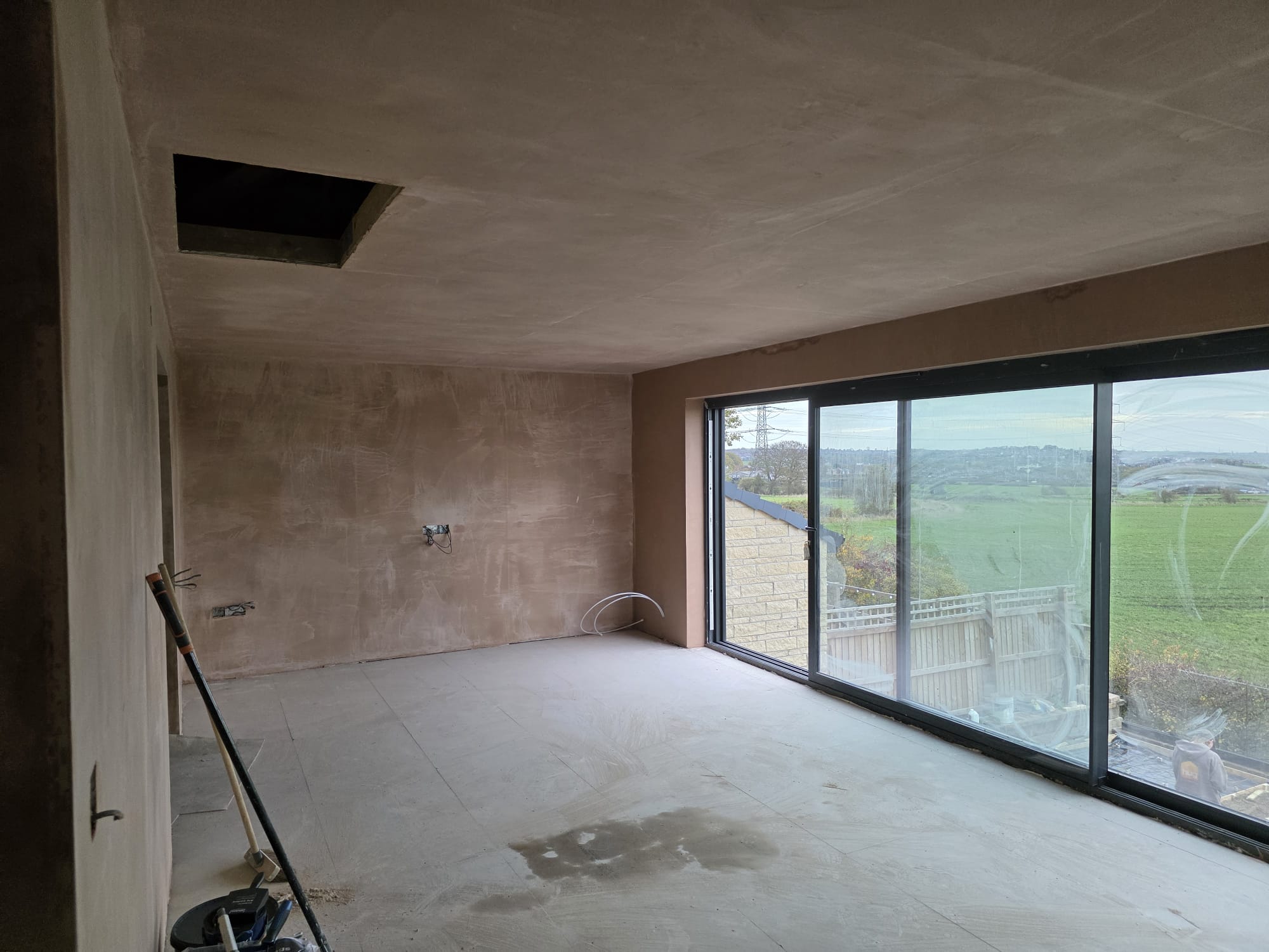 Plastering work example 1